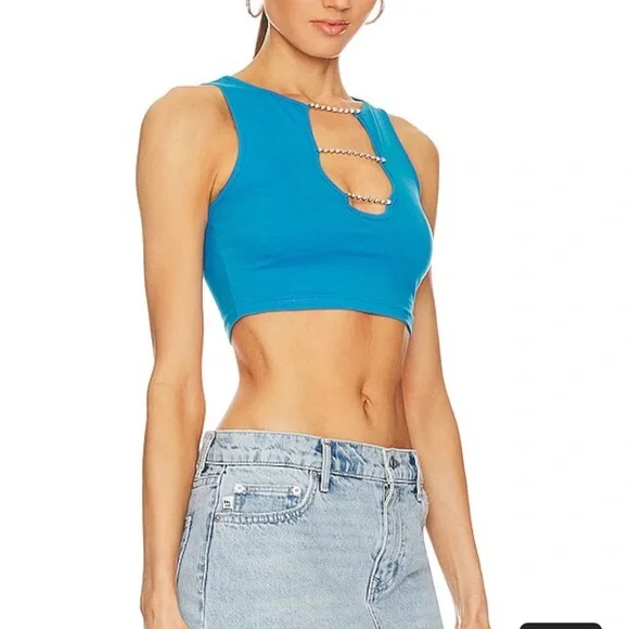 Madeleine Crop Top in Blue
superdown NEW - Picture 3 of 10